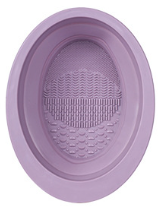 Silicone foldable makeup tool cleaner