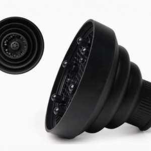 Silicone foldable hair dryer fan cover for drying and shaping
