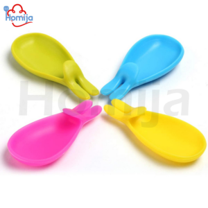 Rabbit-shaped silicone tea bag holder and spoon rest (2-in-1)